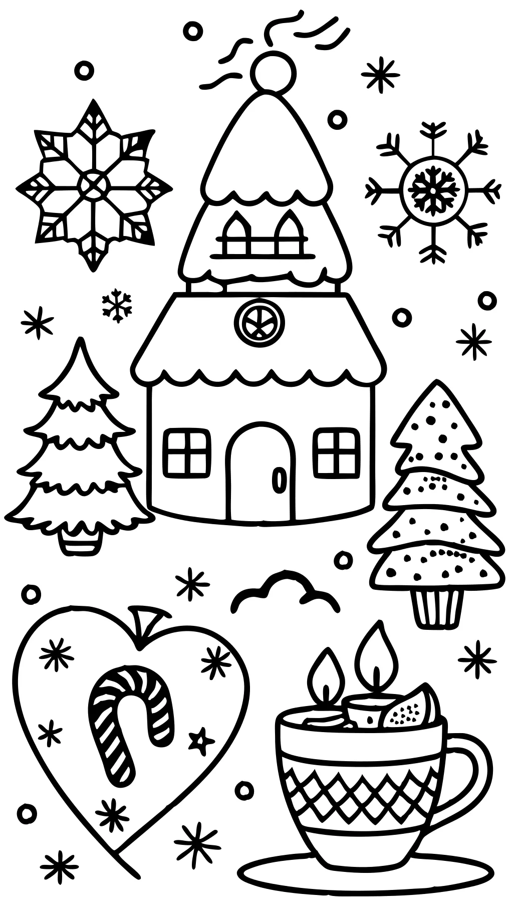 coloring pages for december